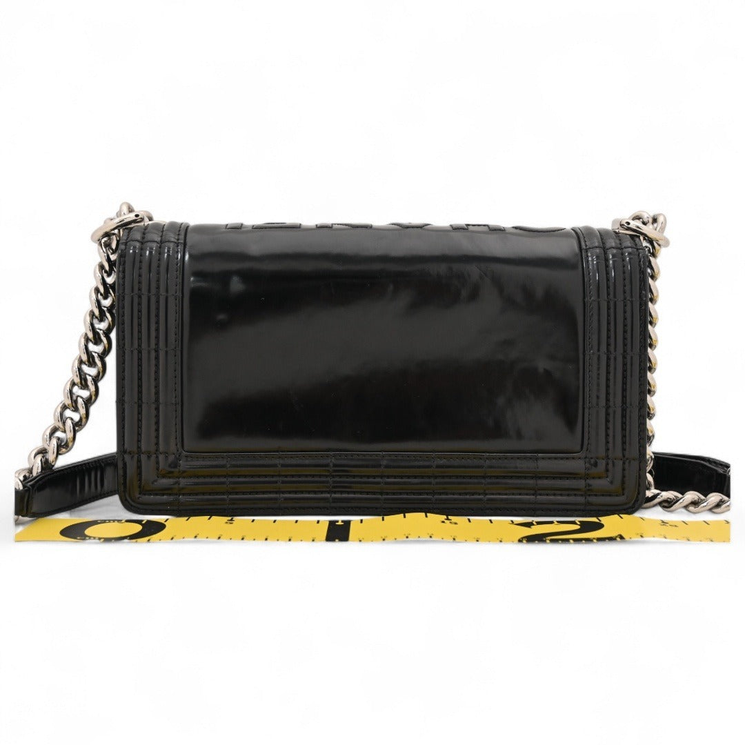 CHANEL Black Boy Chain Shoulder Bag