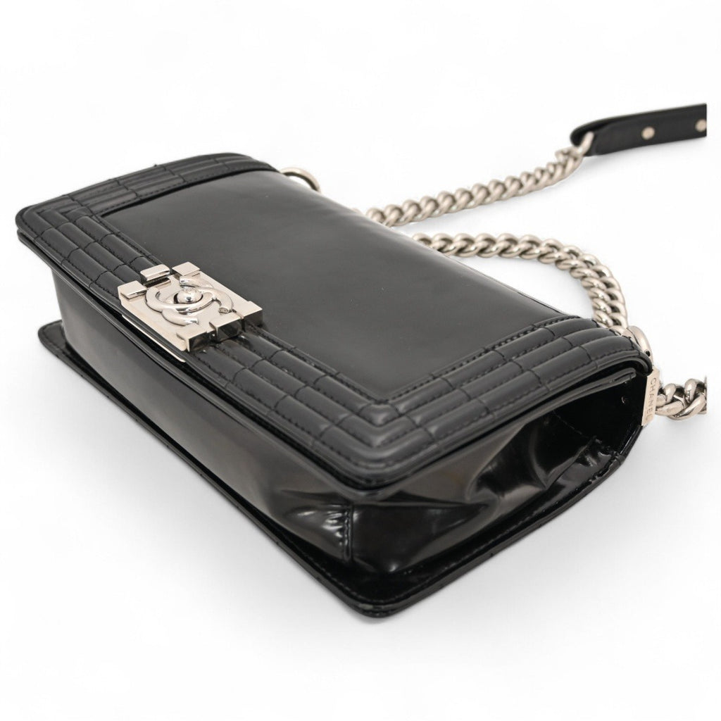 CHANEL Black Boy Chain Shoulder Bag