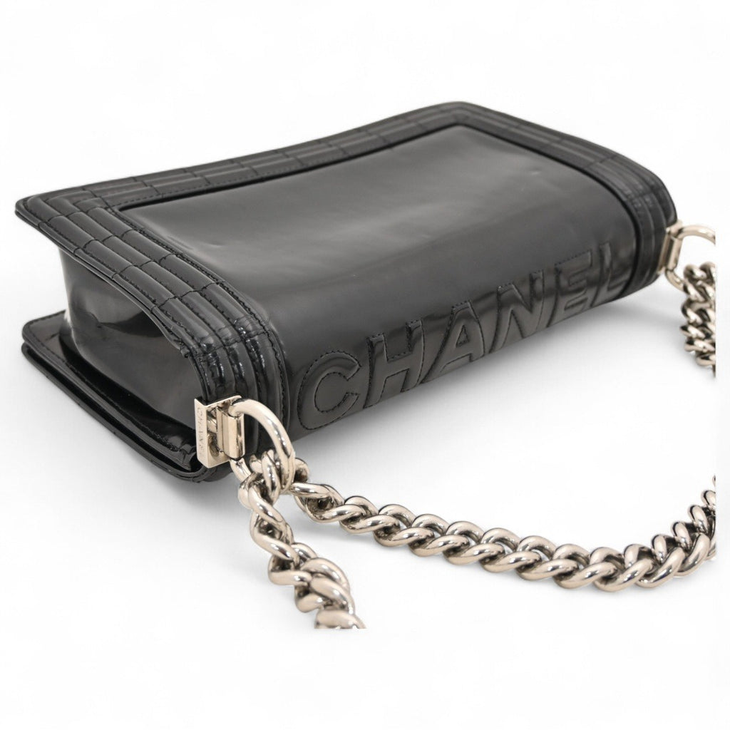 CHANEL Black Boy Chain Shoulder Bag