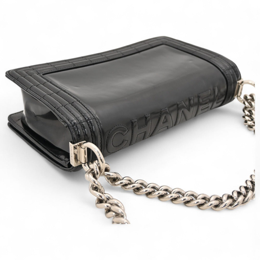 CHANEL Black Boy Chain Shoulder Bag