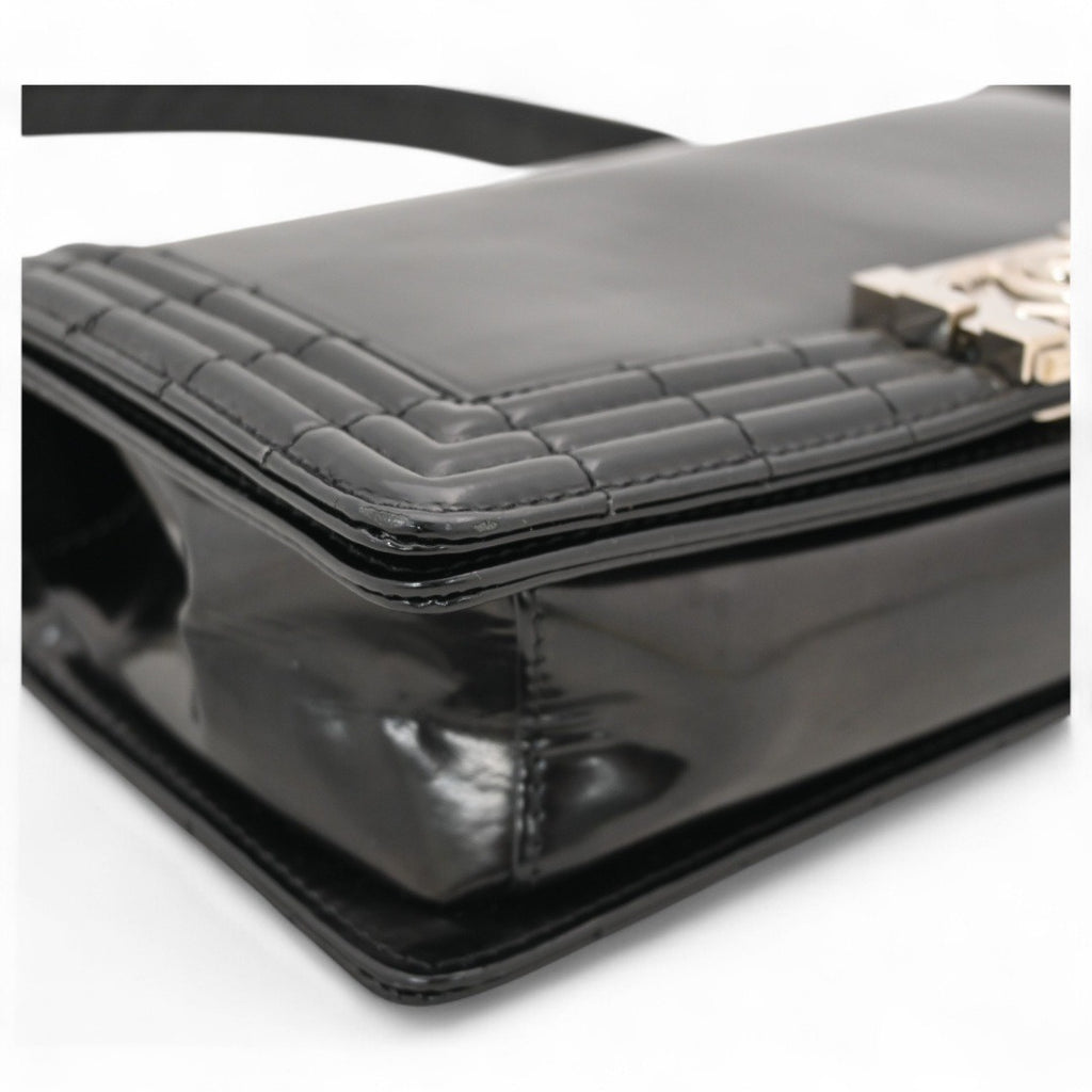 CHANEL Black Boy Chain Shoulder Bag