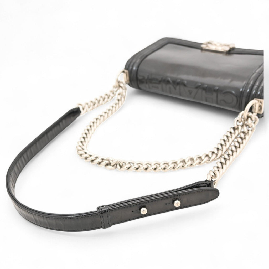 CHANEL Black Boy Chain Shoulder Bag