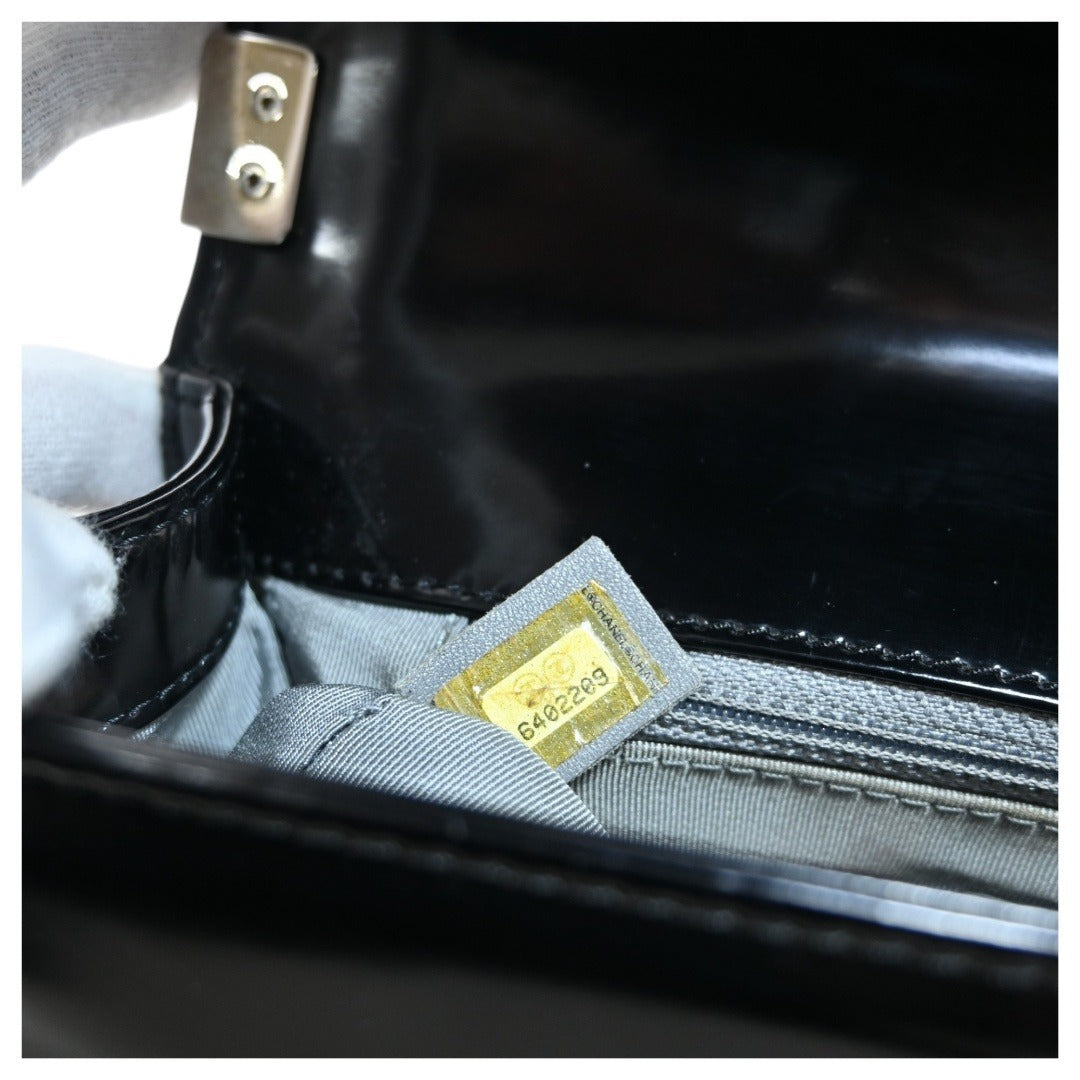 CHANEL Black Boy Chain Shoulder Bag