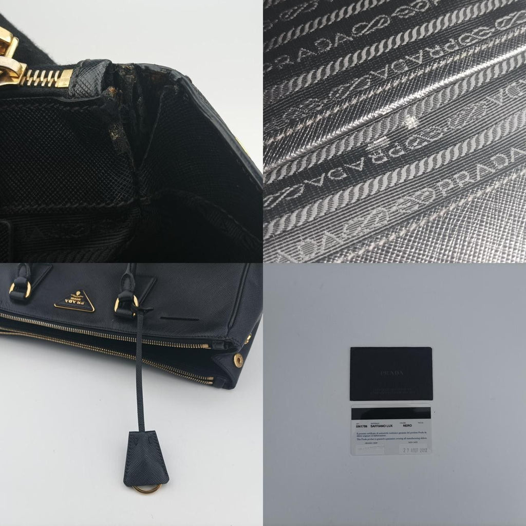 Prada Galleria Black Saffiano Leather Bag