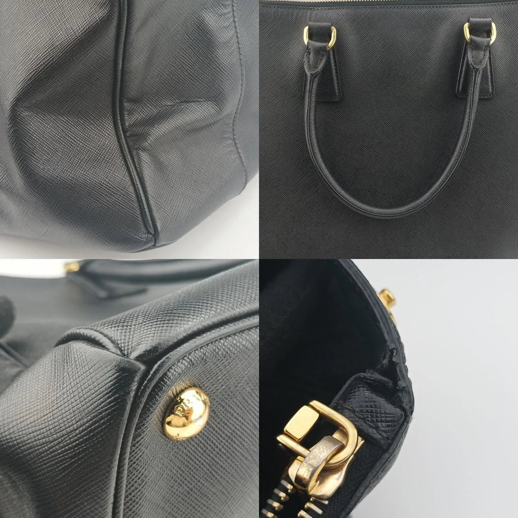 Prada Galleria Black Saffiano Leather Bag
