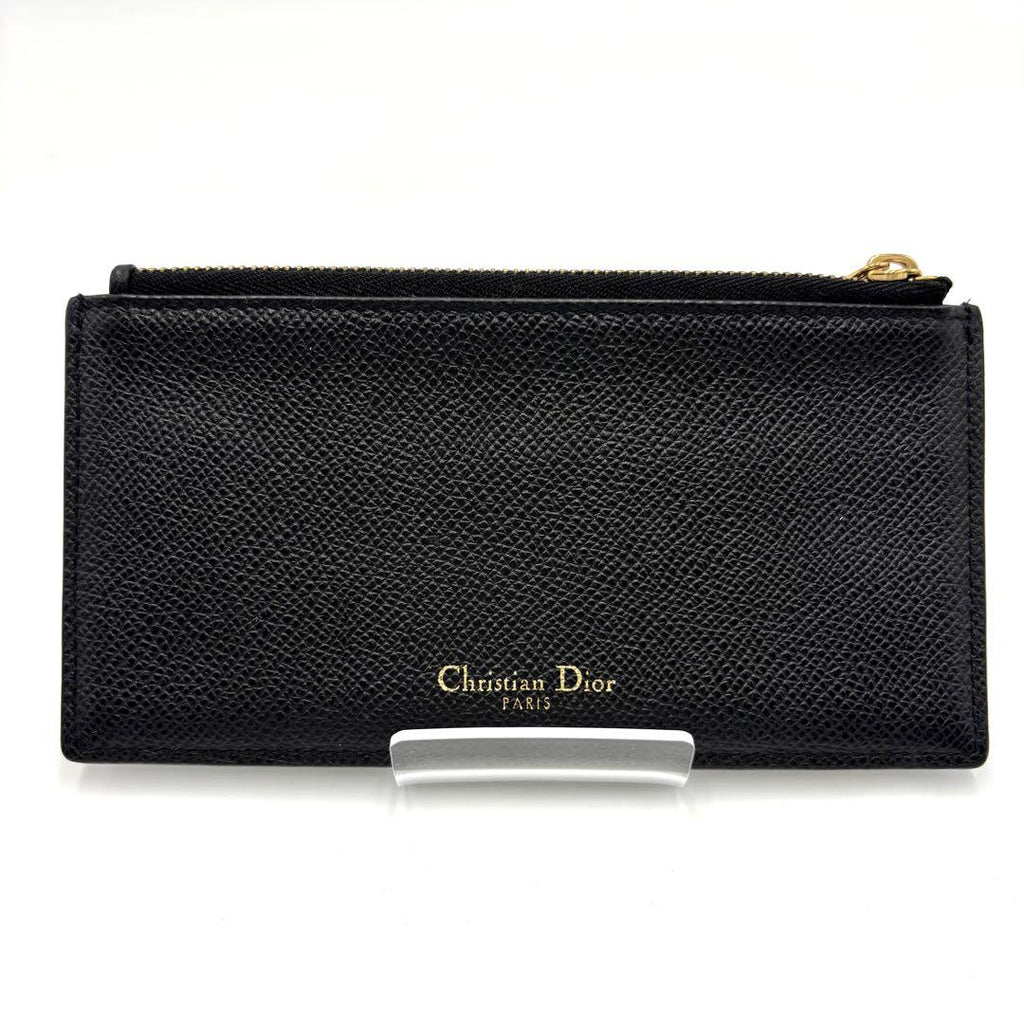 Dior Saddle Leather Chain Wallet Black Shoulder Bag