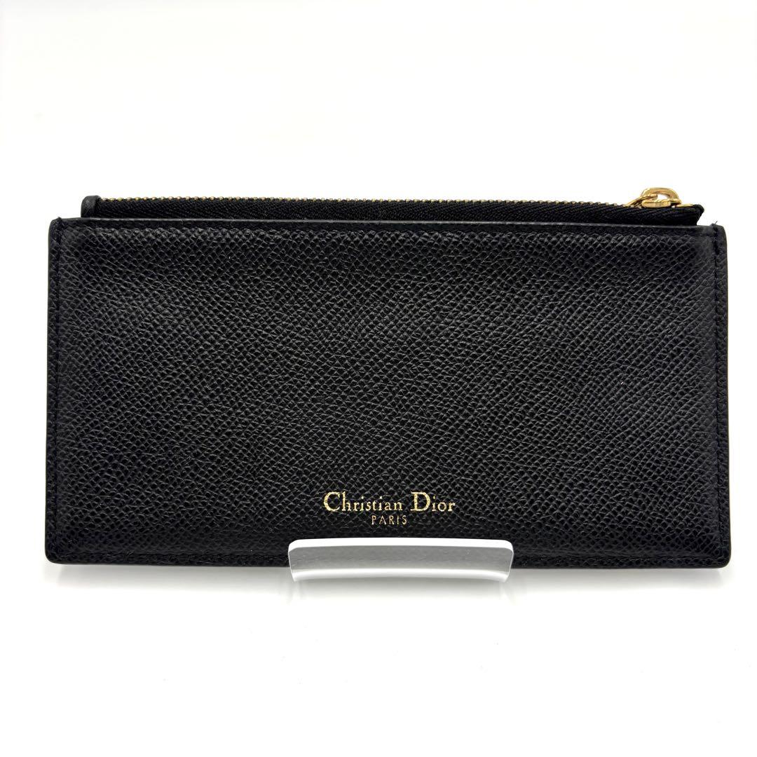 Dior Saddle Leather Chain Wallet Black Shoulder Bag