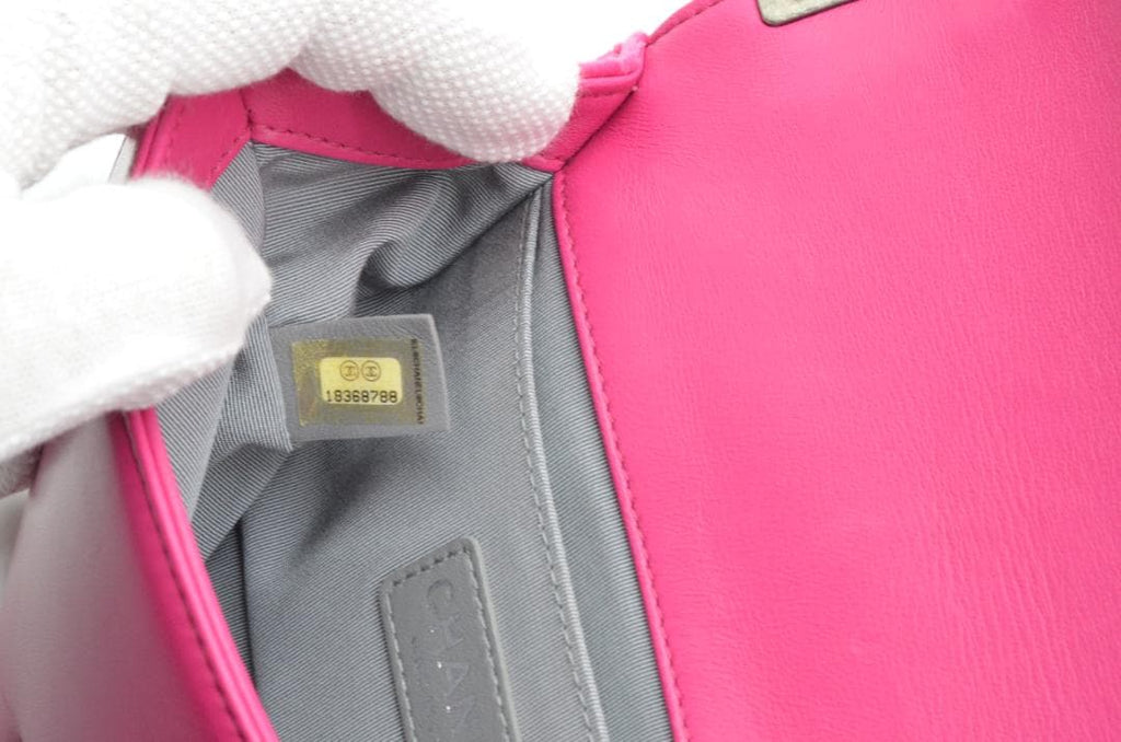 Chanel Small Velvet Pink Boy Bag